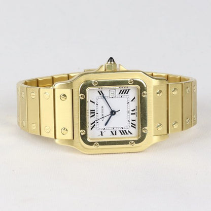 Cartier Santos 18ct Yellow Gold 29mm Automatic Gents Watch