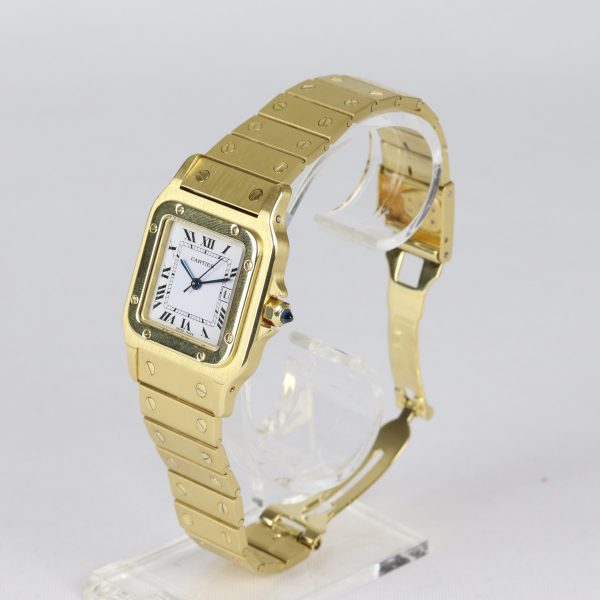 Cartier Santos 18ct Yellow Gold 29mm Automatic Gents Watch