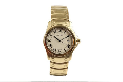 Cartier Santos Ronde 18ct Gold Gents Watch