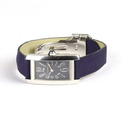 Cartier Tank Americaine 18ct White Gold Ladies Watch 19x35mm