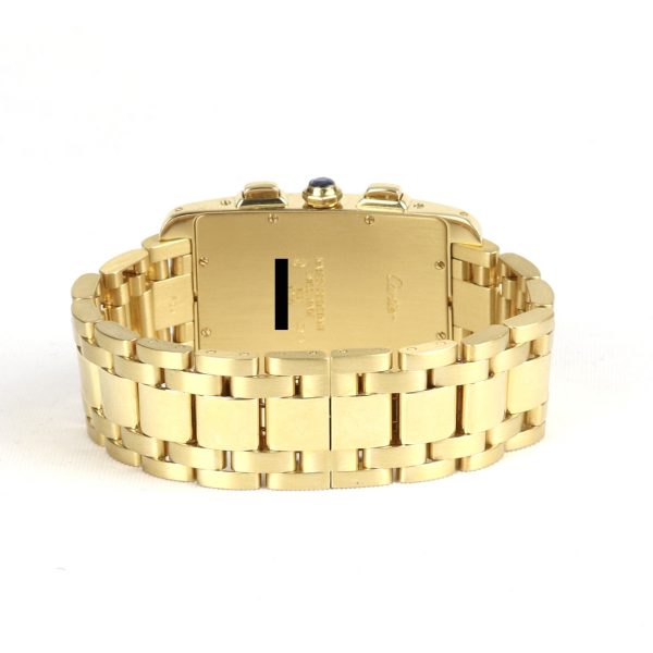 Cartier Tank Americaine Chronograph 18ct Yellow Gold Gents Watch