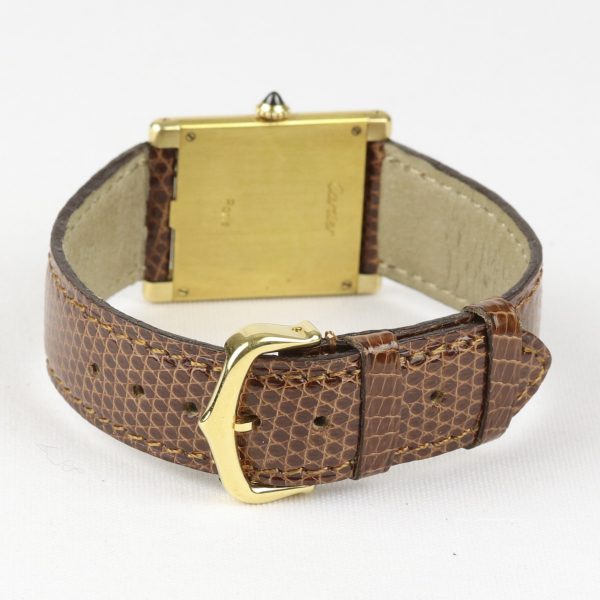 Cartier Tank Louis 18ct Yellow Gold Rare Unisex Watch Circa 1980