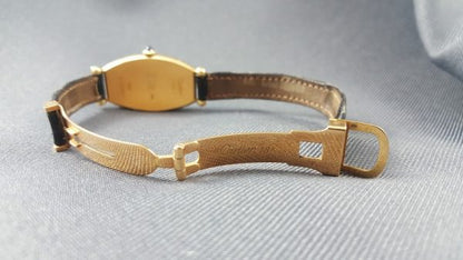 Cartier Tonneau Ladies 18ct Yellow Gold Manual Watch