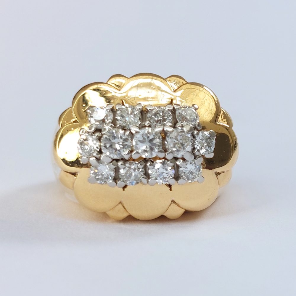 Cartier Vintage Diamond and Gold Ring