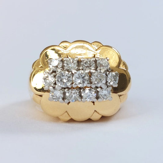 Cartier Vintage Diamond and Gold Ring