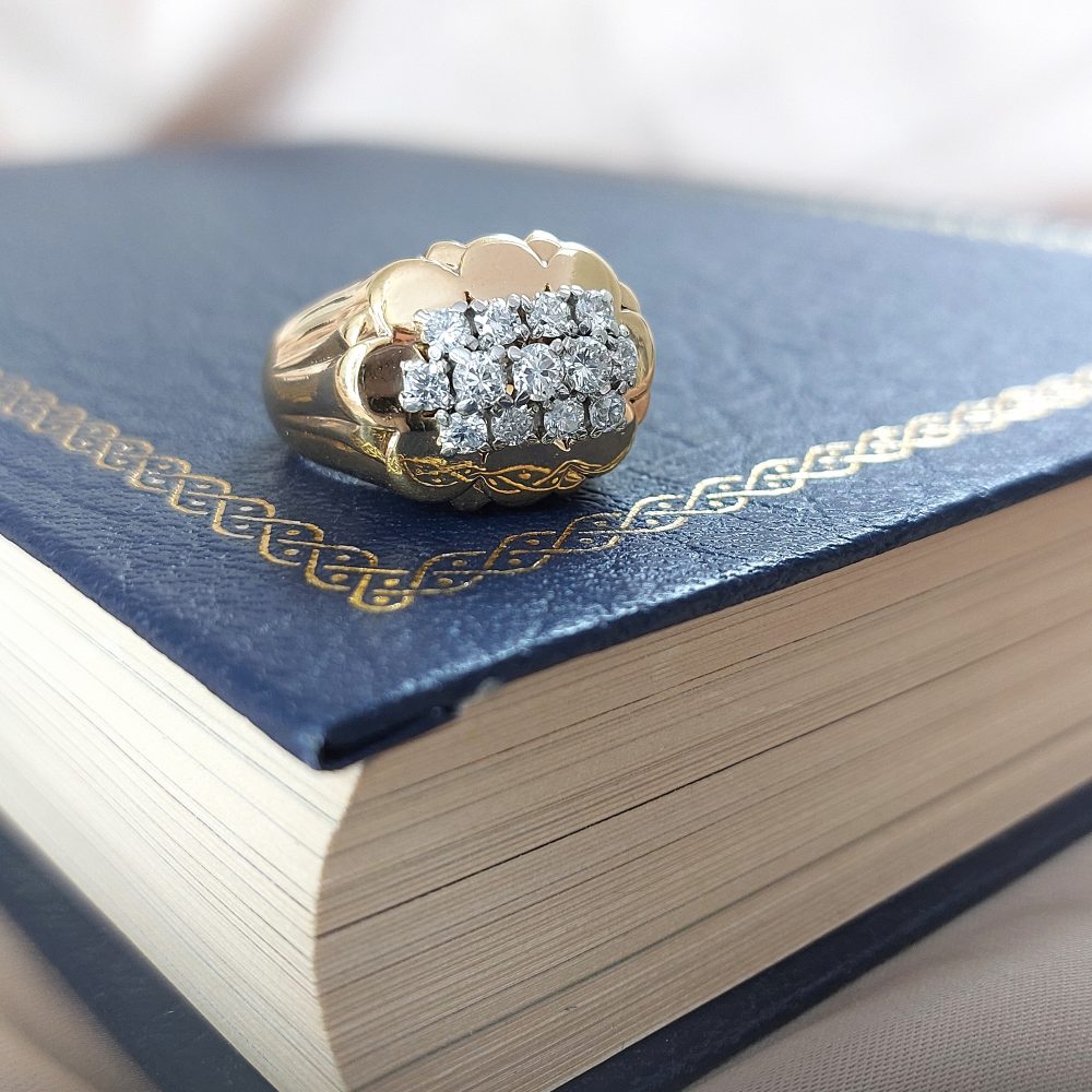 Cartier Vintage Diamond and Gold Ring