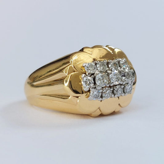 Cartier Vintage Diamond and Gold Ring