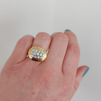 Cartier Vintage Diamond and Gold Ring