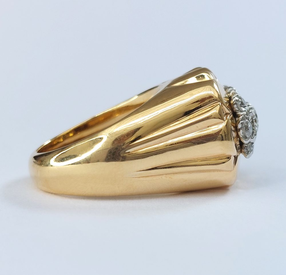 Cartier Vintage Diamond and Gold Ring