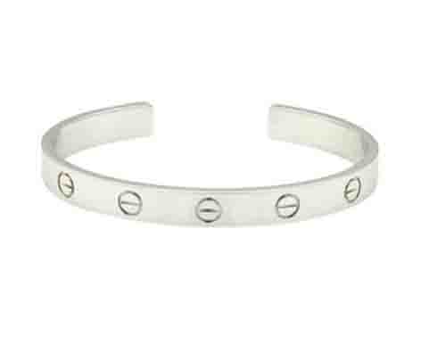 Cartier white gold Love bangle