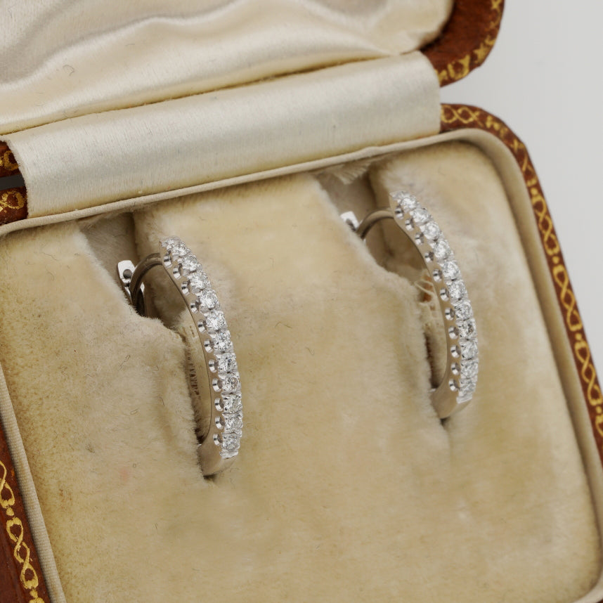 Certified 3.98ct Burma Sapphire Diamond Day and Night Earrings