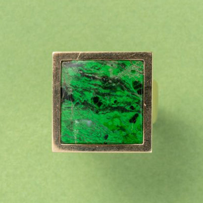 Certified Maw-Sit-Sit and Gold Bracelet and Ring by Archibald Dumbar