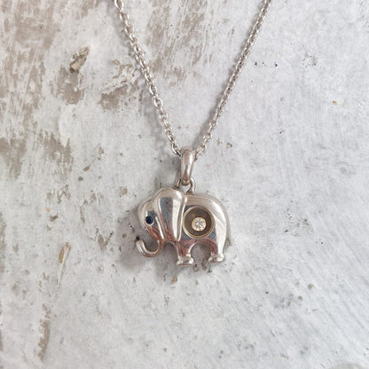 Chopard Happy Diamond Elephant Pendant Necklace