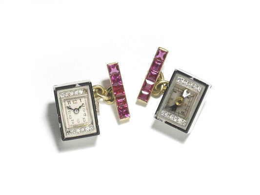 Compass & Watch Cufflinks