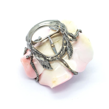 Conch Shell Flower and Snake Ring