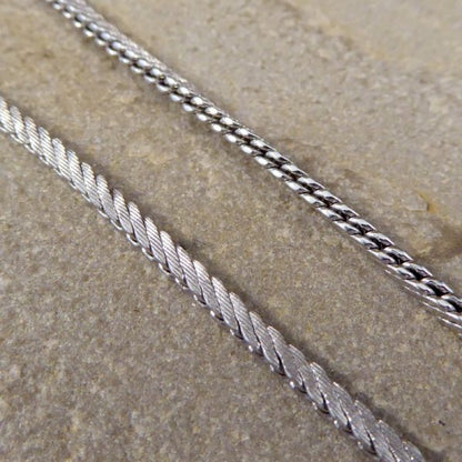 Contemporary 1.25ct Sapphire and Diamond Drop Necklace