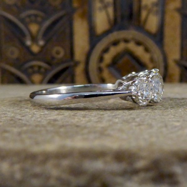 Contemporary 2.26ct Brilliant Cut Diamond Five Stone Ring