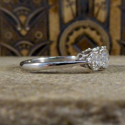 Contemporary 2.26ct Brilliant Cut Diamond Five Stone Ring