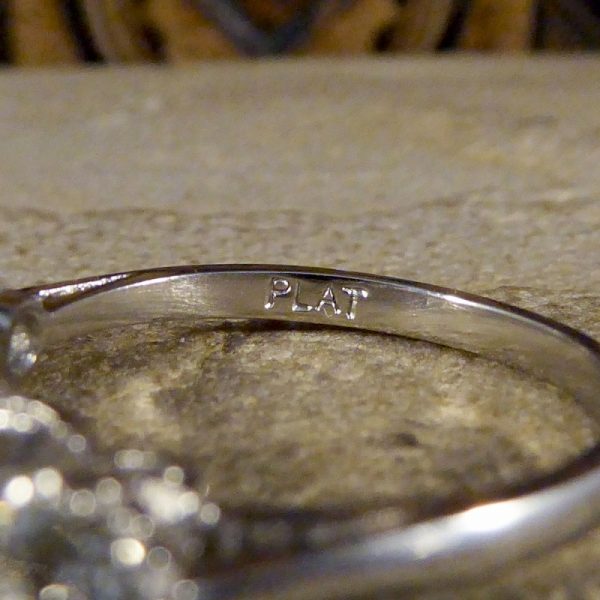 Contemporary 2.26ct Brilliant Cut Diamond Five Stone Ring