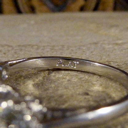 Contemporary 2.26ct Brilliant Cut Diamond Five Stone Ring