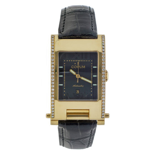 Corum Tabogan 18ct Yellow Gold Watch with Diamonds
