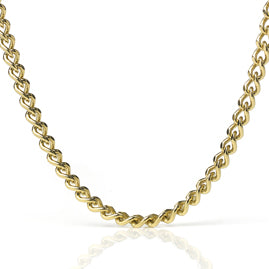 Curb Link 18ct Gold Necklace