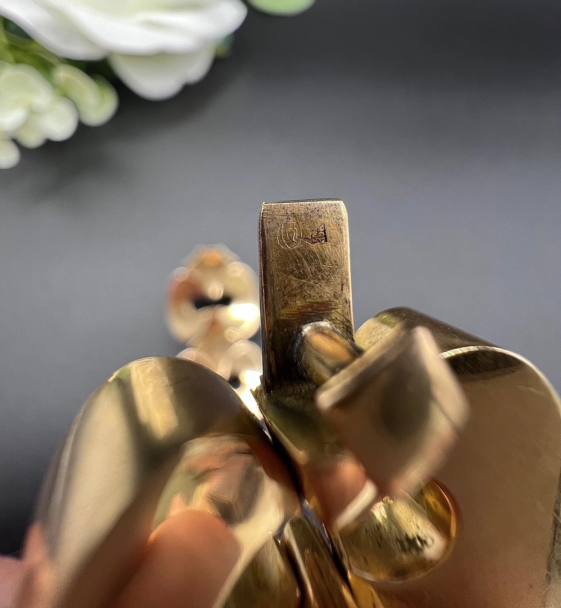 Antique 18ct Yellow Gold French Stamped, 1920s Sculptural Link Bracelet