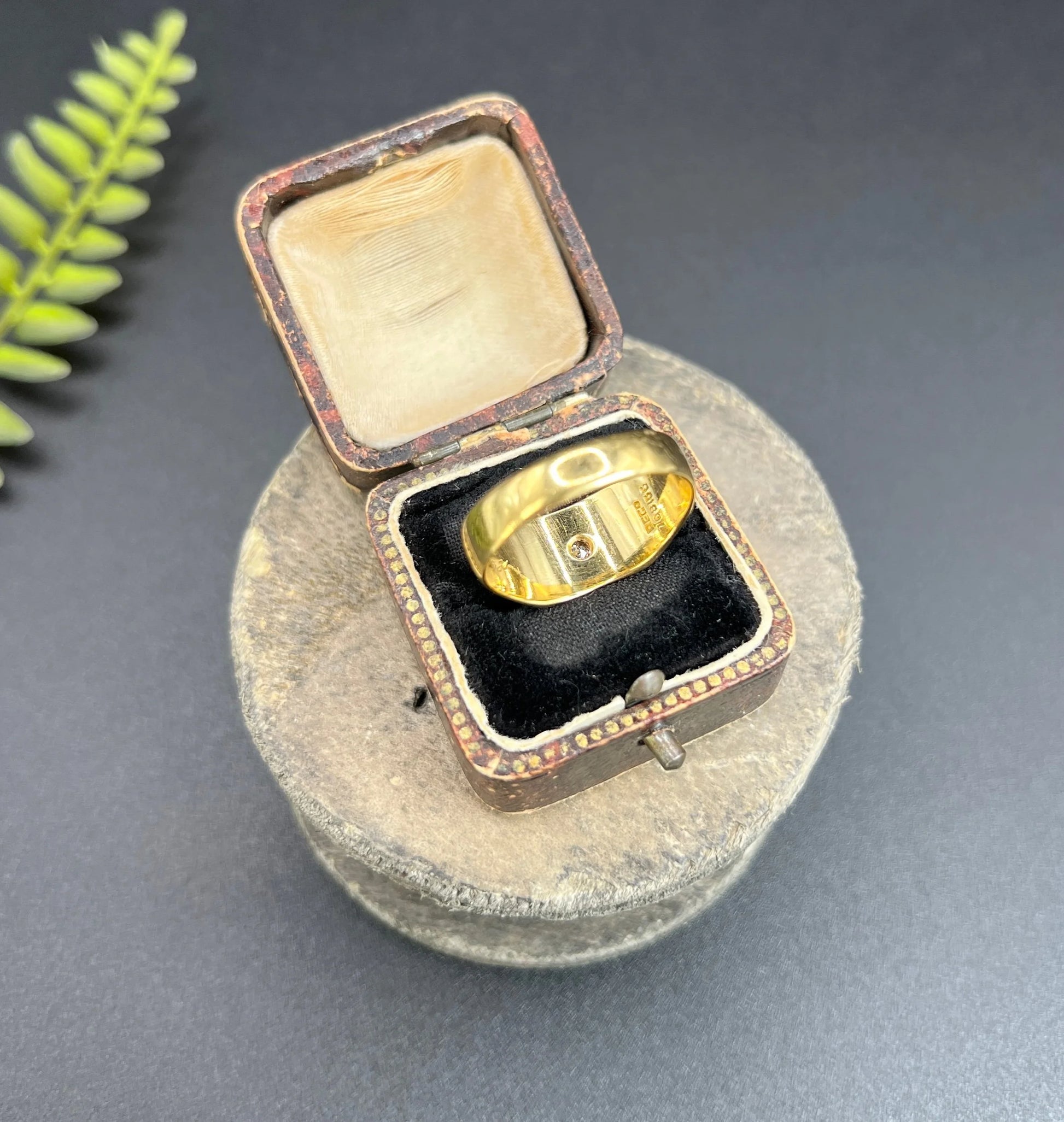 Vintage 18 Carat Two Colour Gold Diamond Signet Ring, Hallmarked London 1939