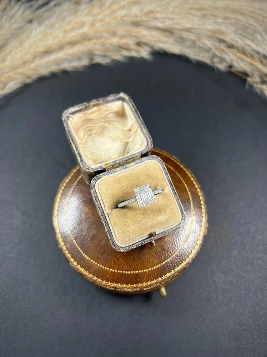 New Diamond Engagement Ring In 9 Carat White Gold