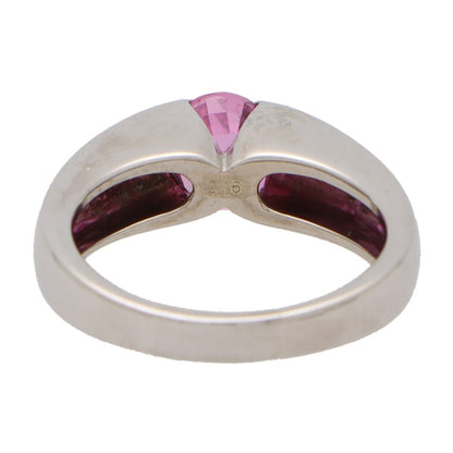 Vintage Boucheron Pink Sapphire Solitaire Ring