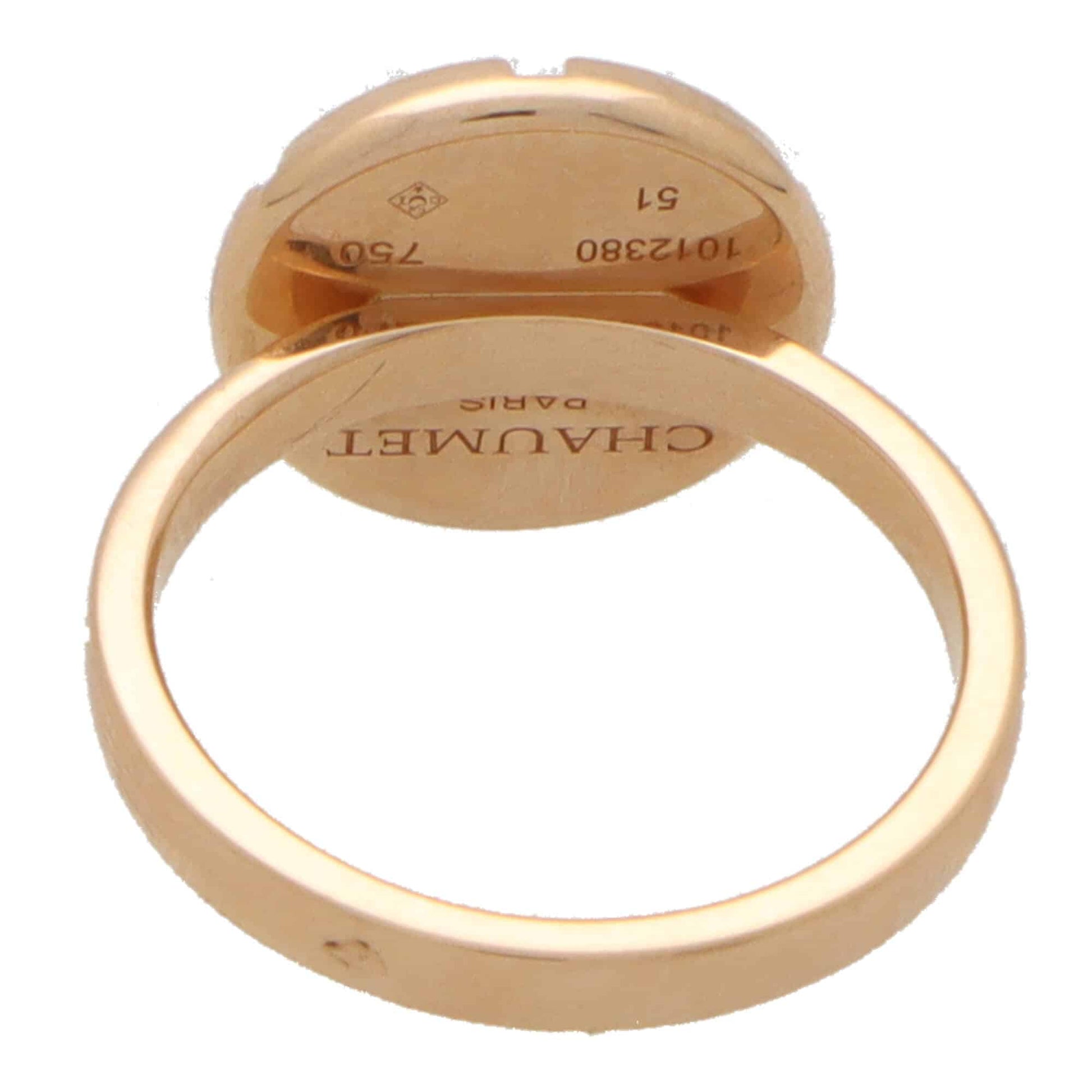 Vintage Chaumet Smoky Quartz and Diamond Cluster Ring