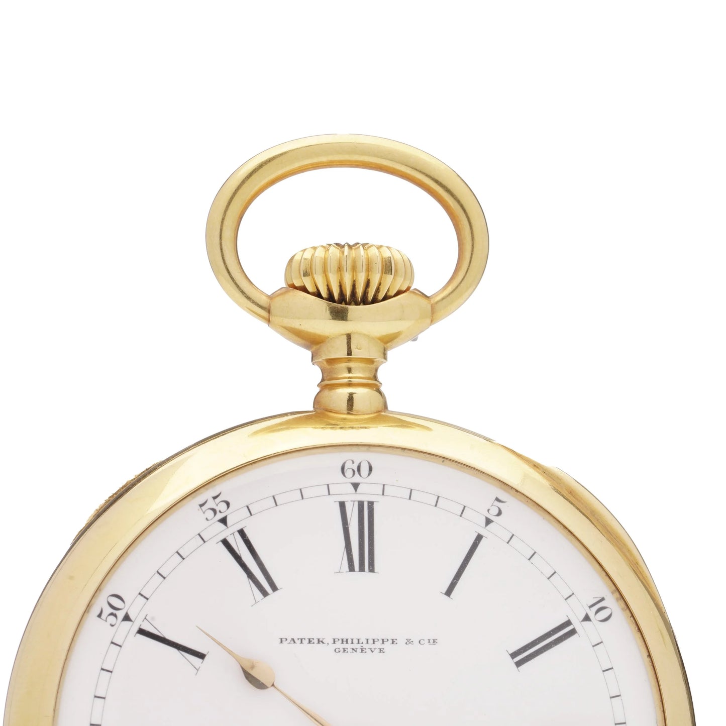 Antique Patek Philippe 18ct Yellow Gold Chronometro Gondolo Open Face Pocket Watch
