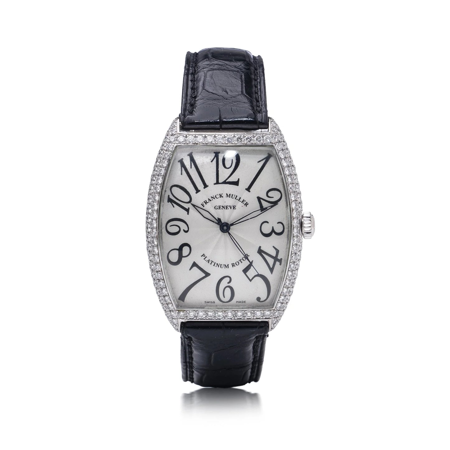 Franck Muller 6850 SC D  18ct White Gold with Factory Diamond Bezel