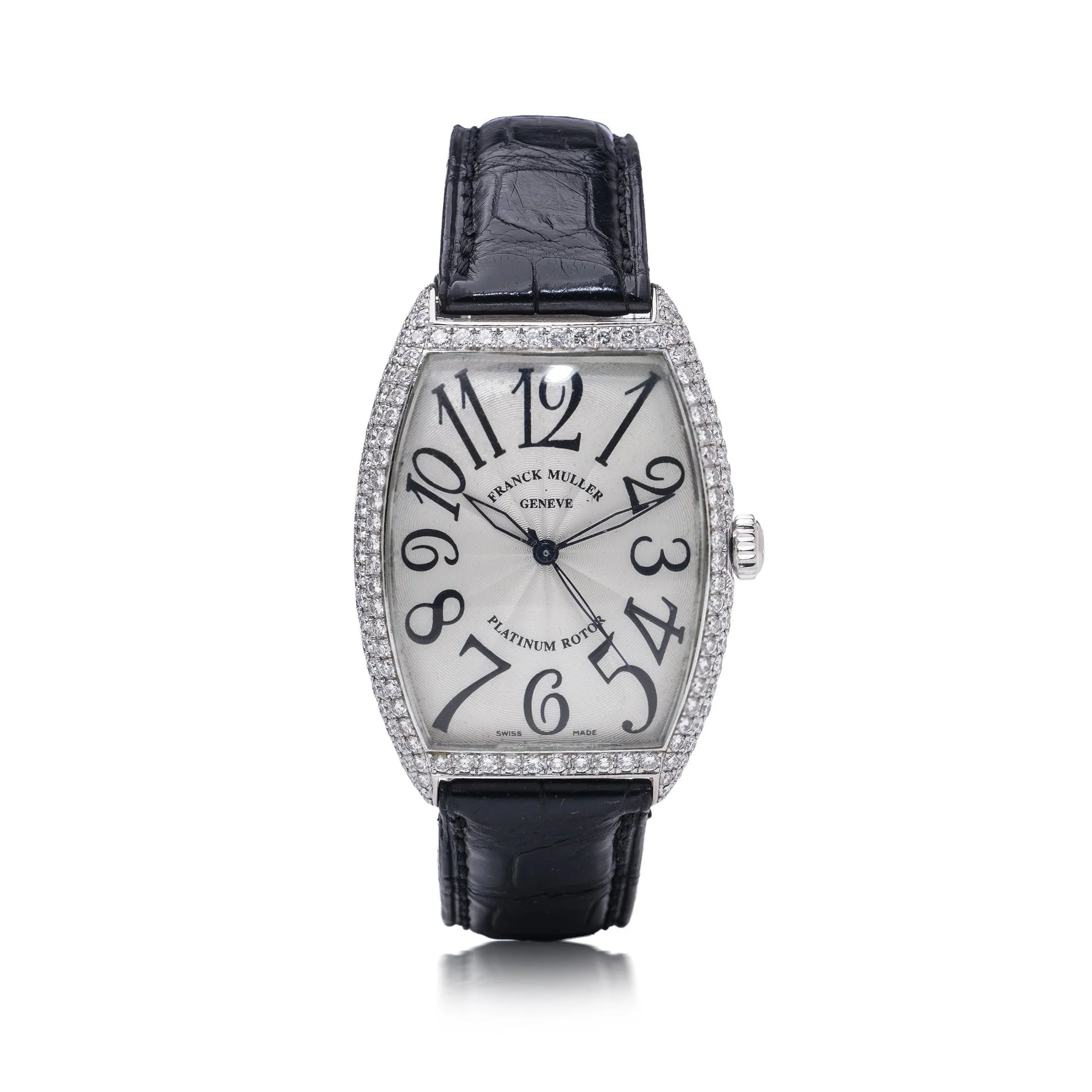 Franck Muller 6850 SC D  18ct White Gold with Factory Diamond Bezel