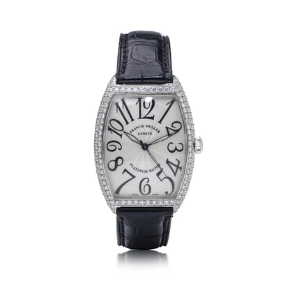 Franck Muller 6850 SC D  18ct White Gold with Factory Diamond Bezel