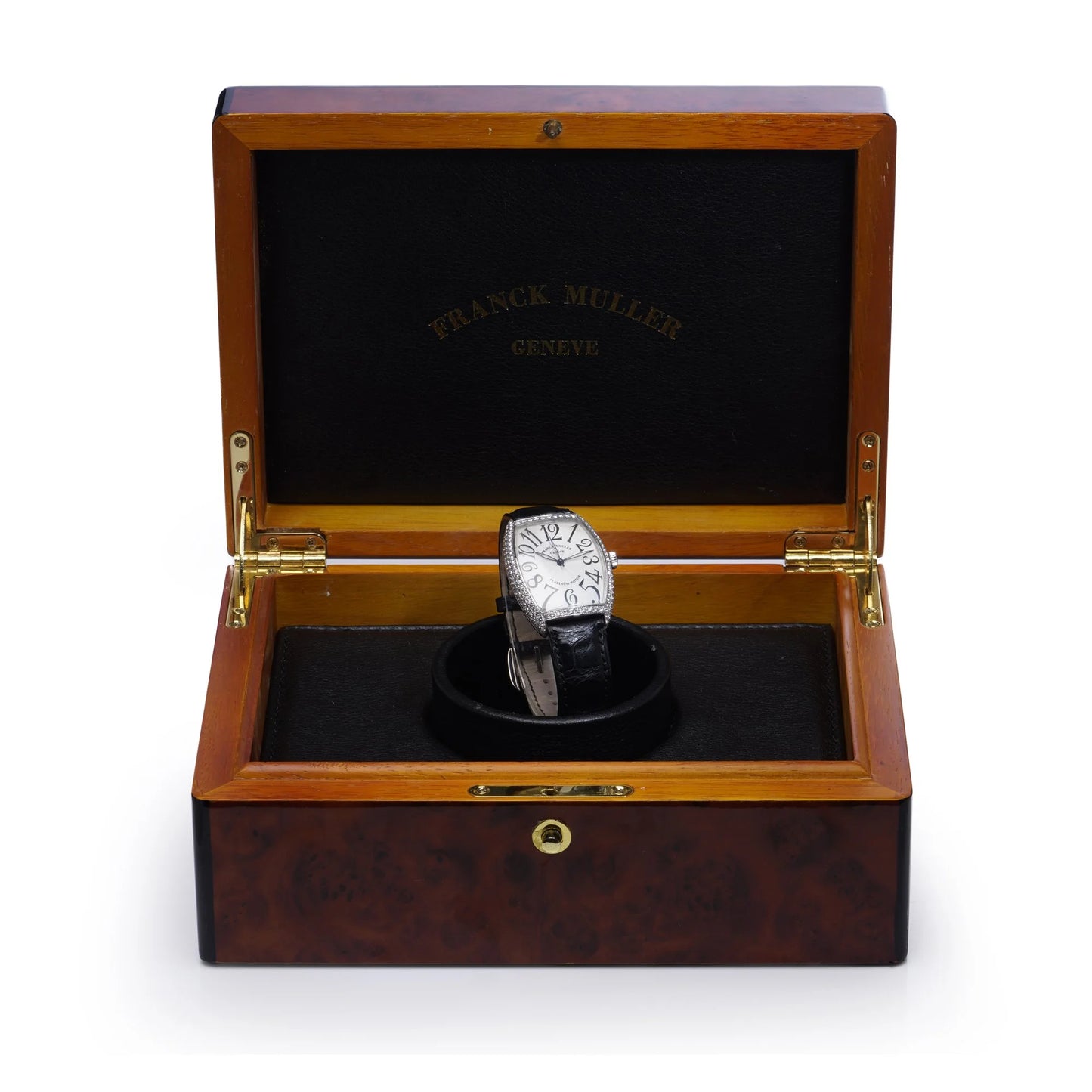 Franck Muller 6850 SC D  18ct White Gold with Factory Diamond Bezel