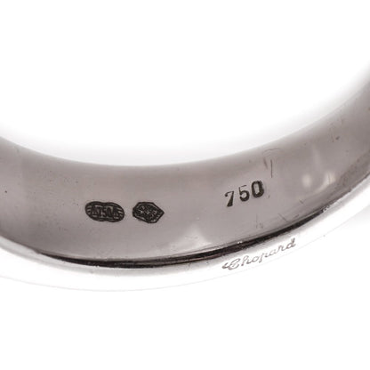 Chopard white gold ring with diamonds.