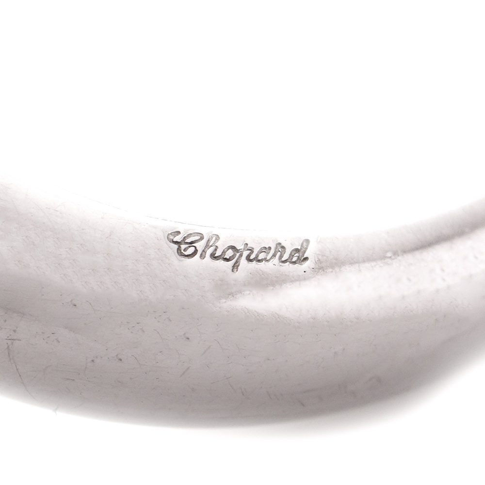 Chopard white gold ring with diamonds.