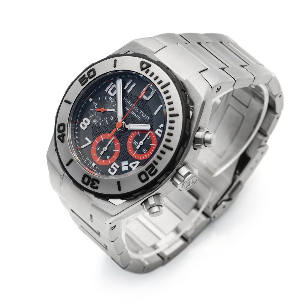 Hamilton Khaki Navy Sub Stainless Steel Chronograph Automatic Watch, Reference Nr.H787160