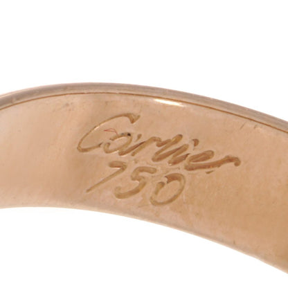 Cartier gold and diamond trinity ring.