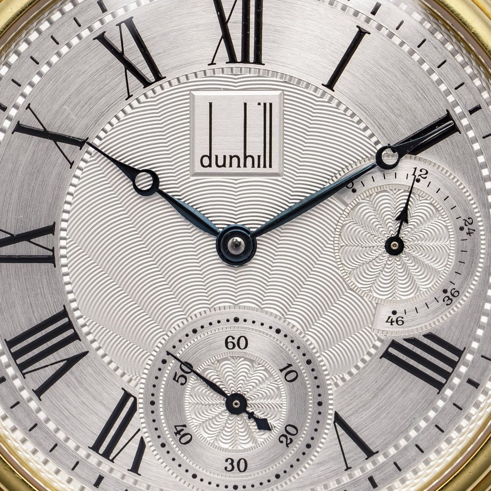 Dunhill Centenary Limited Edition 18ct Yellow Gold Pocket Watch, 15/25 Made in Switzerland, Circa 2000
