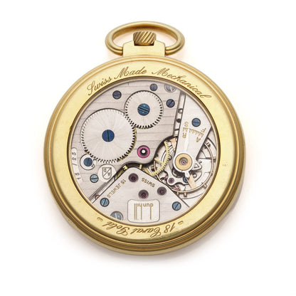 Dunhill Centenary Limited Edition 18ct Yellow Gold Pocket Watch, 15/25 Made in Switzerland, Circa 2000