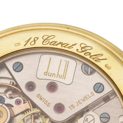 Dunhill Centenary Limited Edition 18ct Yellow Gold Pocket Watch, 15/25 Made in Switzerland, Circa 2000