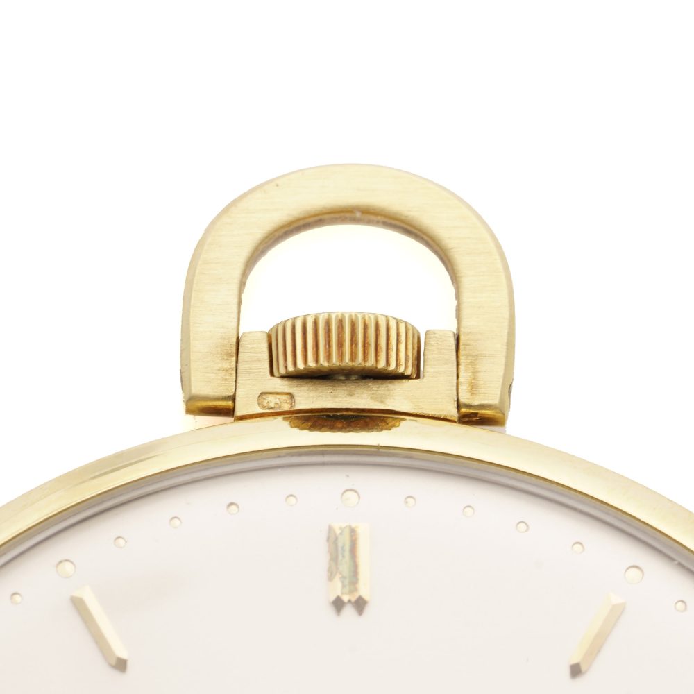 Vintage International Watch Company IWC 18ct Yellow Gold Open Face Extra Slim Dress Pocket Watch