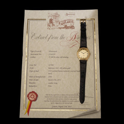 Vintage Patek Philippe Automatic Men's Wristwatch