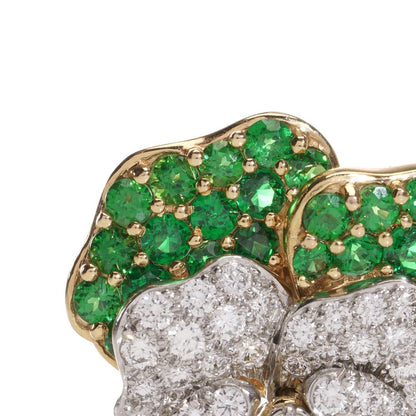 Tiffany & Co. Pansy Brooch With Diamonds, Sapphires And Tsavorite Garnets