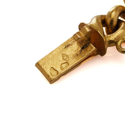 Antique sapphire and pearl bracelet in 24 carat gold.