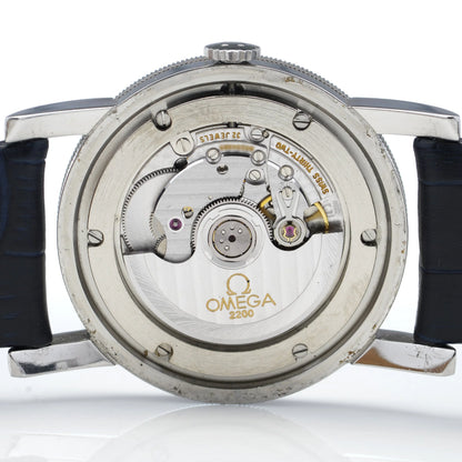 Omega Aquarella 5772.71.56 Steel and Gold Watch Diamonds, Box and Papers
