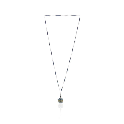 Art Deco Platinum And Enamel Pendant Watch Necklace
