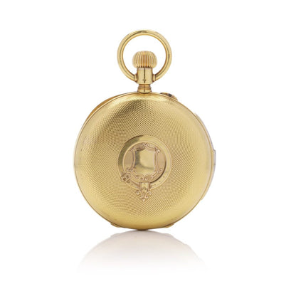 Hy Moser and Cie 14ct Yellow Gold Quarter Repeater Full Hunter Keyless Pocket Watch